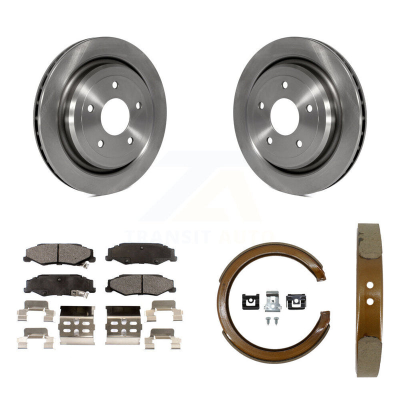 Transit Auto K8F-104628 Disc Brake Kit for 2004-2013 Cadillac XLR, Chevrolet Corvette - Rear product image