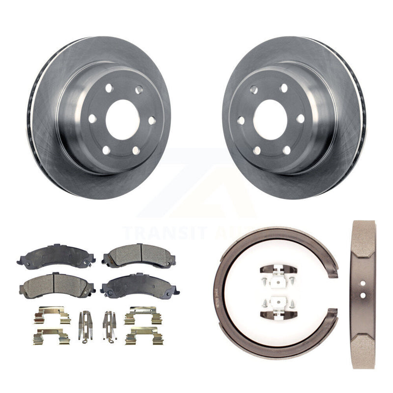 Transit Auto K8F-104661 Disc Brake Kit for 2000-2006 Chevrolet Silverado 1500, GMC Sierra 1500, Cadillac Escalade & more - Rear product image