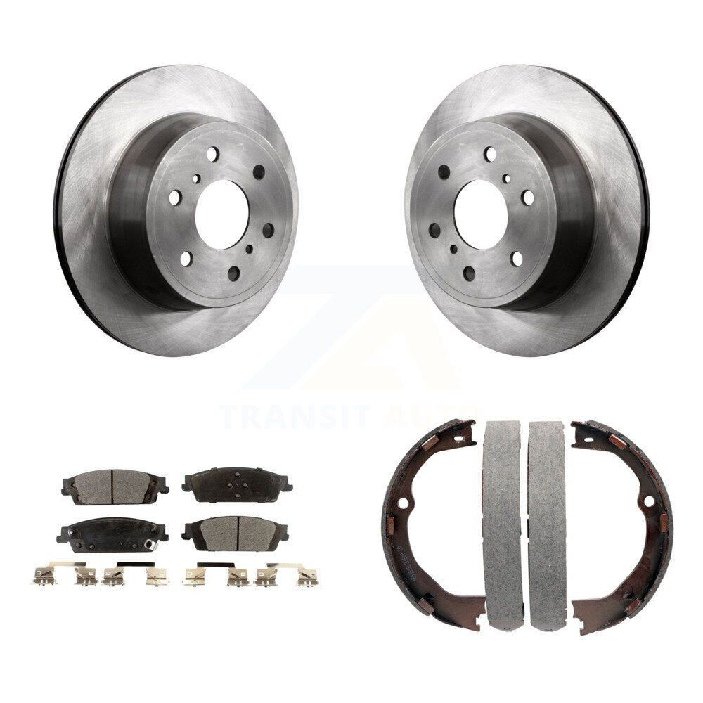 Transit Auto K8F-104676 Disc Brake Kit for 2014-2020 Chevrolet Suburban, Chevrolet Silverado 1500 LD, GMC Sierra 1500 Limited & more - Rear product image