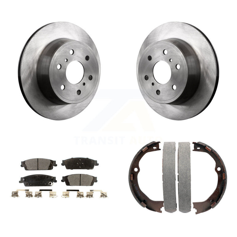 Transit Auto K8F-104676 Disc Brake Kit for 2014-2020 Chevrolet Suburban, Chevrolet Silverado 1500 LD, GMC Sierra 1500 Limited & more - Rear product image