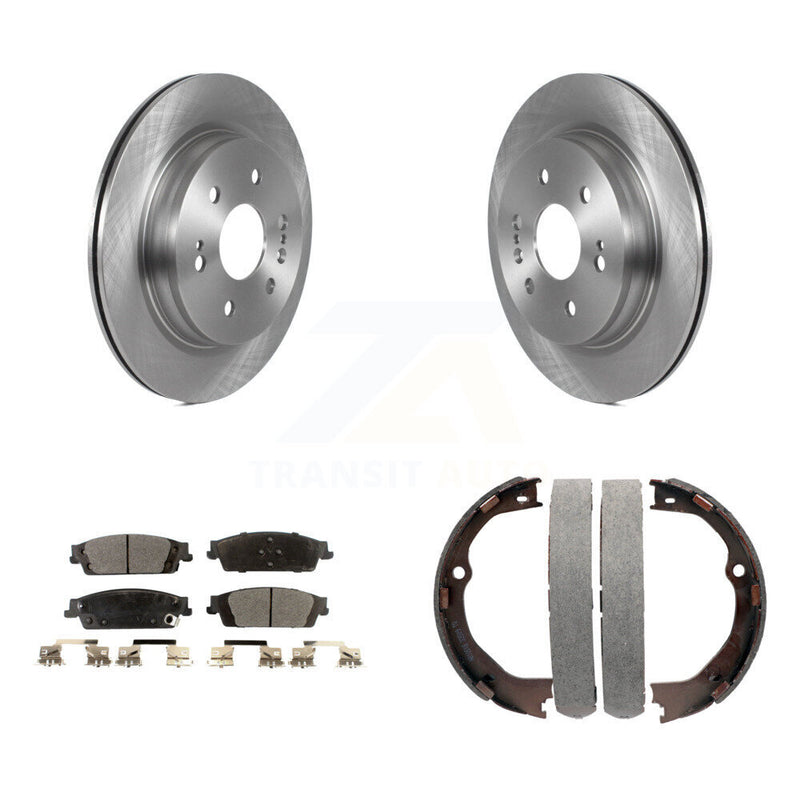 Transit Auto K8F-104678 Disc Brake Kit for 2019 Chevrolet Silverado 1500 LD, GMC Sierra 1500 Limited - Rear product image