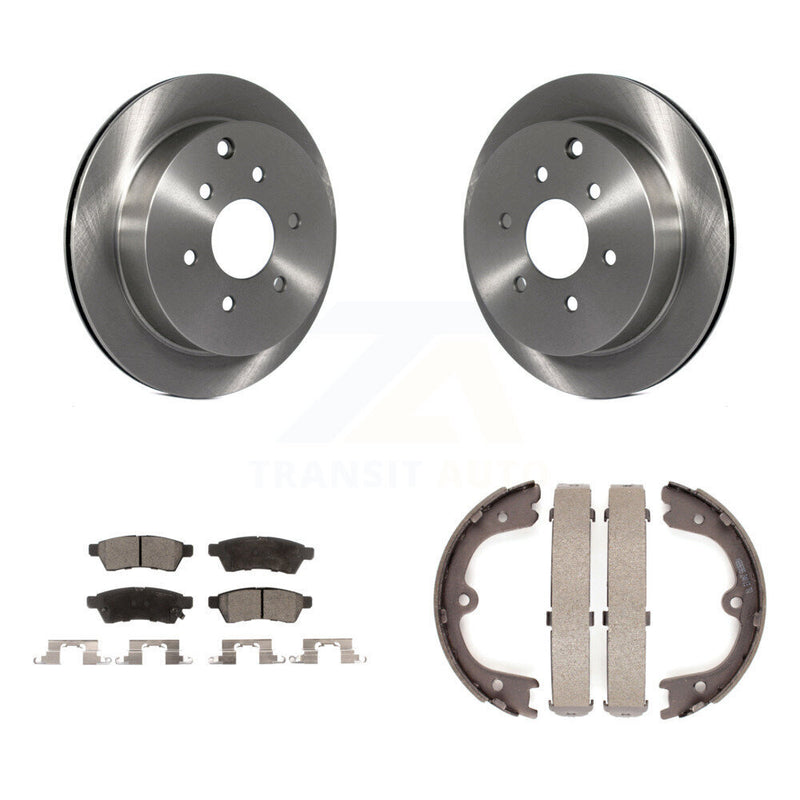 Transit Auto K8F-104680 Disc Brake Kit for 2005-2023 Nissan Xterra, Nissan Frontier - Rear product image