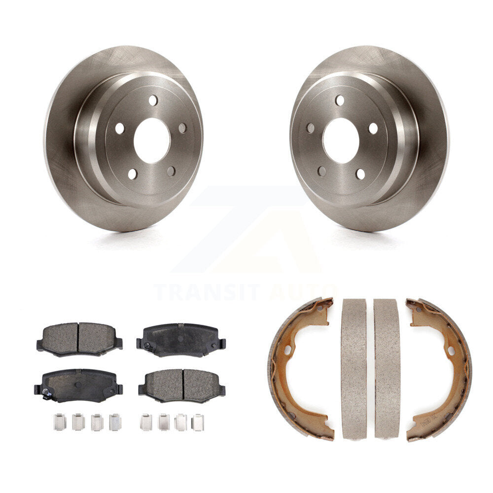 Transit Auto K8F-104689 Disc Brake Kit for 2007-2018 Jeep Wrangler JK, Jeep Wrangler - Rear product image