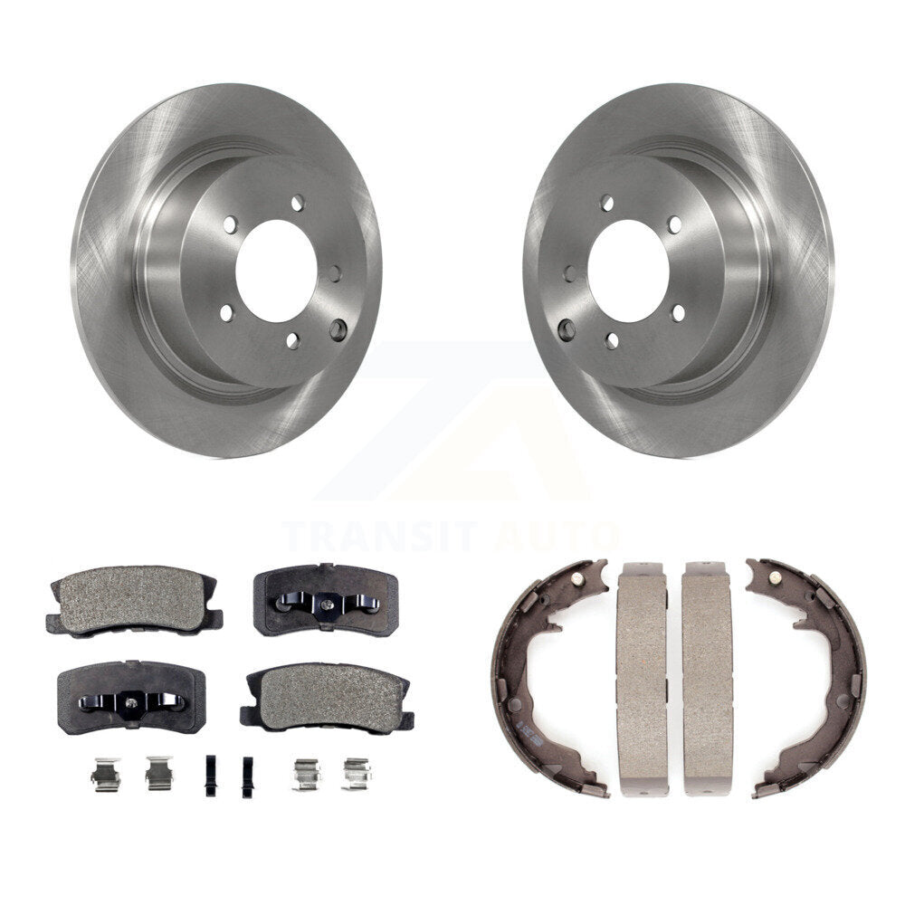 Transit Auto K8F-104707 Disc Brake Kit for 2007-2017 Jeep Compass, Jeep Patriot, Mitsubishi Lancer & more - Rear product image