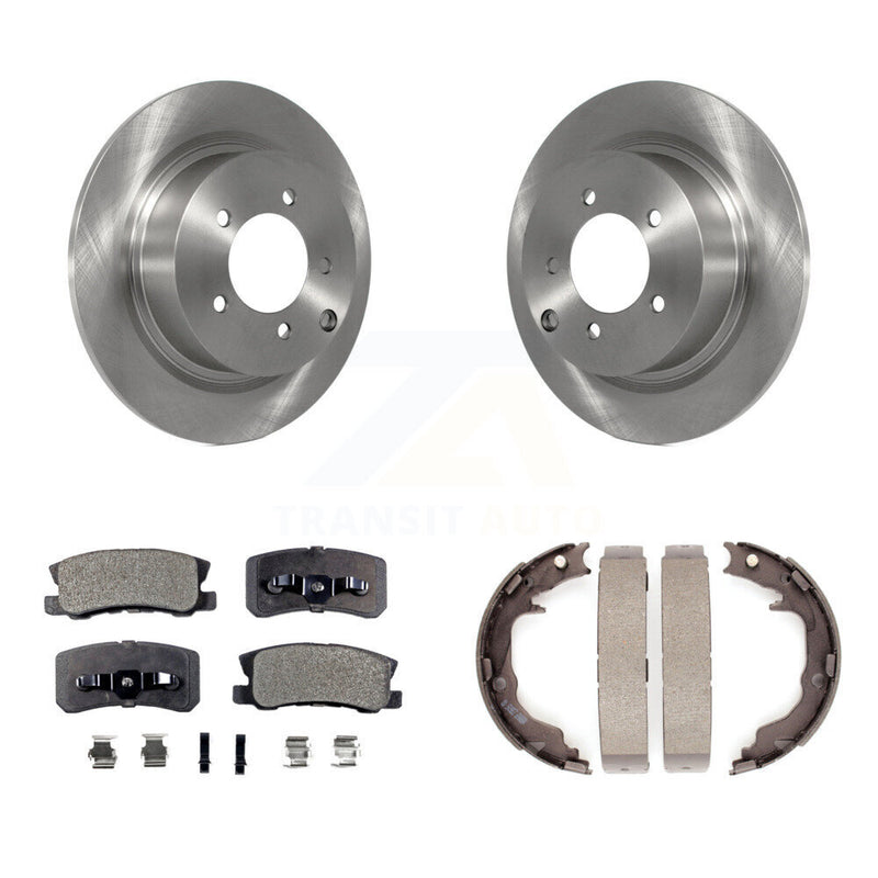 Transit Auto K8F-104707 Disc Brake Kit for 2007-2017 Jeep Compass, Jeep Patriot, Mitsubishi Lancer & more - Rear product image