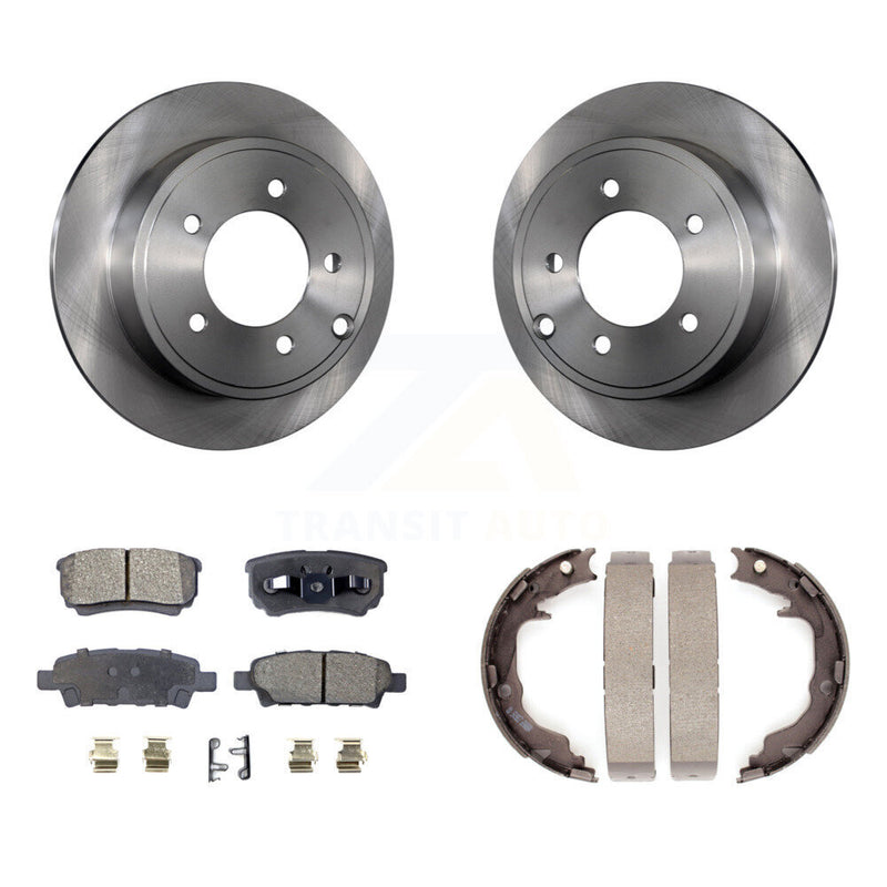 Transit Auto K8F-104708 Disc Brake Kit for 2007-2017 Jeep Compass, Jeep Patriot, Mitsubishi Lancer & more - Rear product image