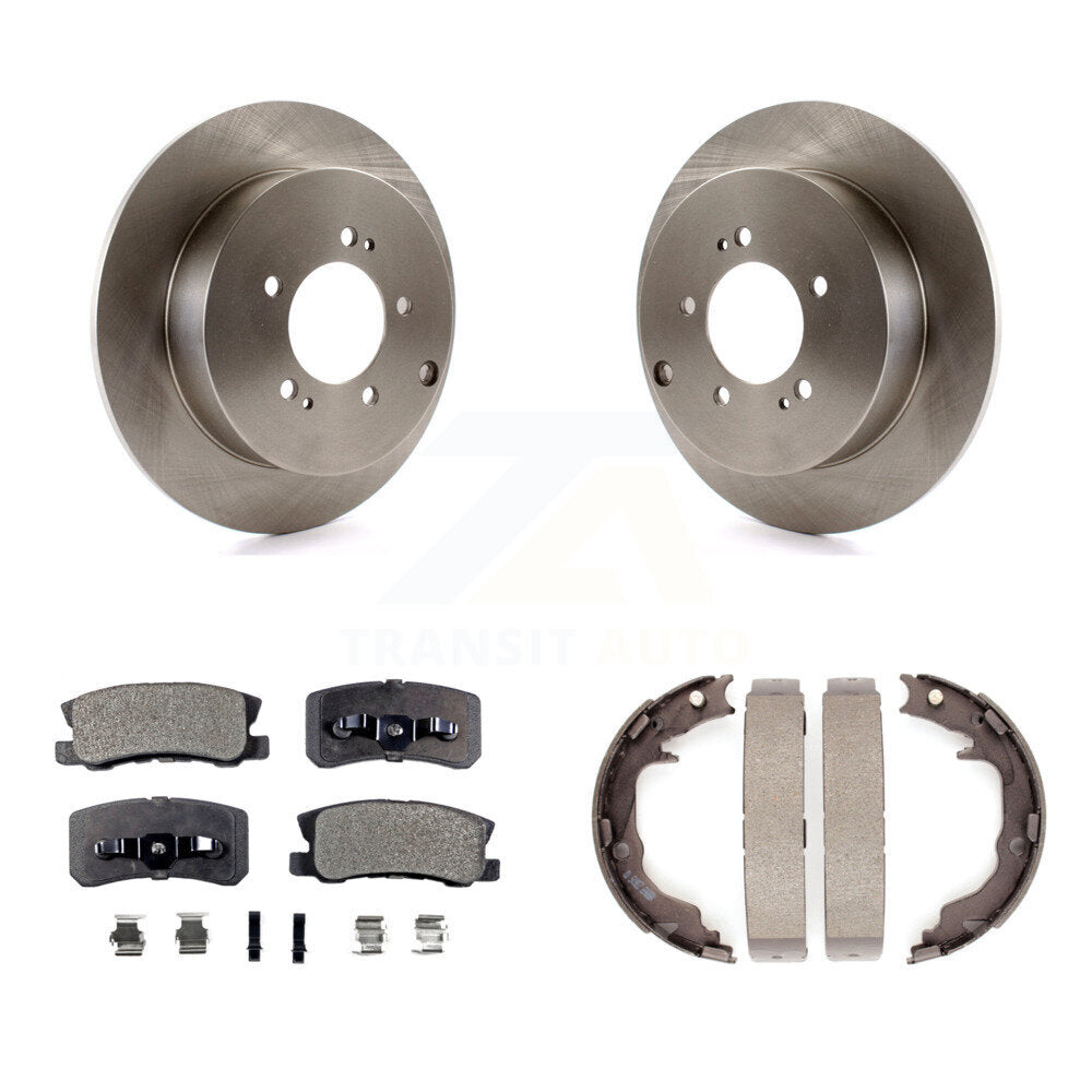 Transit Auto K8F-104711 Disc Brake Kit for 2007-2011 Mitsubishi Outlander - Rear product image