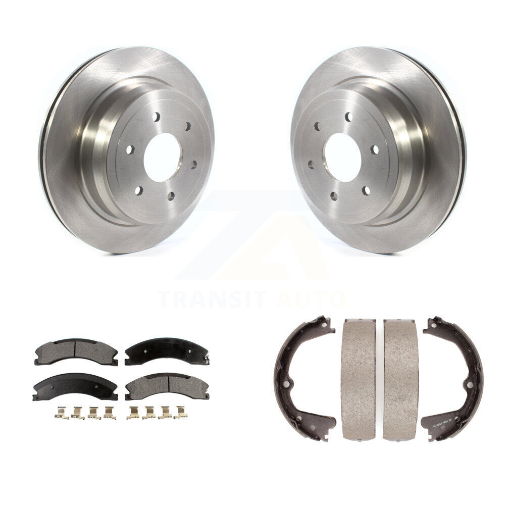 Transit Auto K8F-104722 Disc Brake Kit for 2016-2019 Nissan TITAN XD - Rear product image