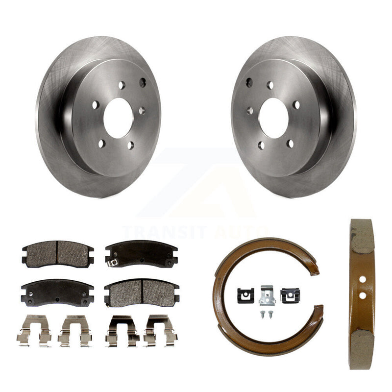 Transit Auto K8F-104724 Disc Brake Kit for 2001-2007 Buick Rendezvous, Chevrolet Venture, Oldsmobile Silhouette & more - Rear product image
