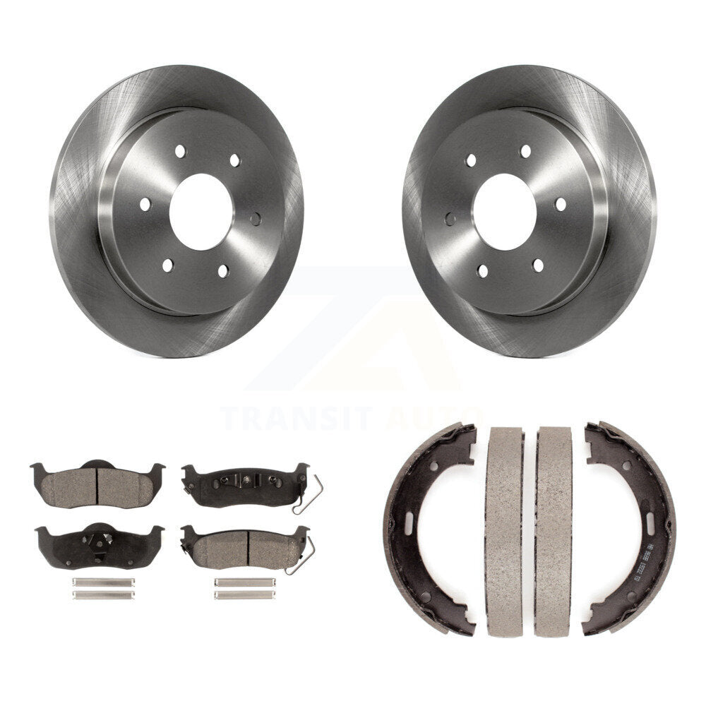 Transit Auto K8F-104725 Disc Brake Kit for 2004-2014 Nissan Armada, INFINITI QX56, Nissan TITAN - Rear product image