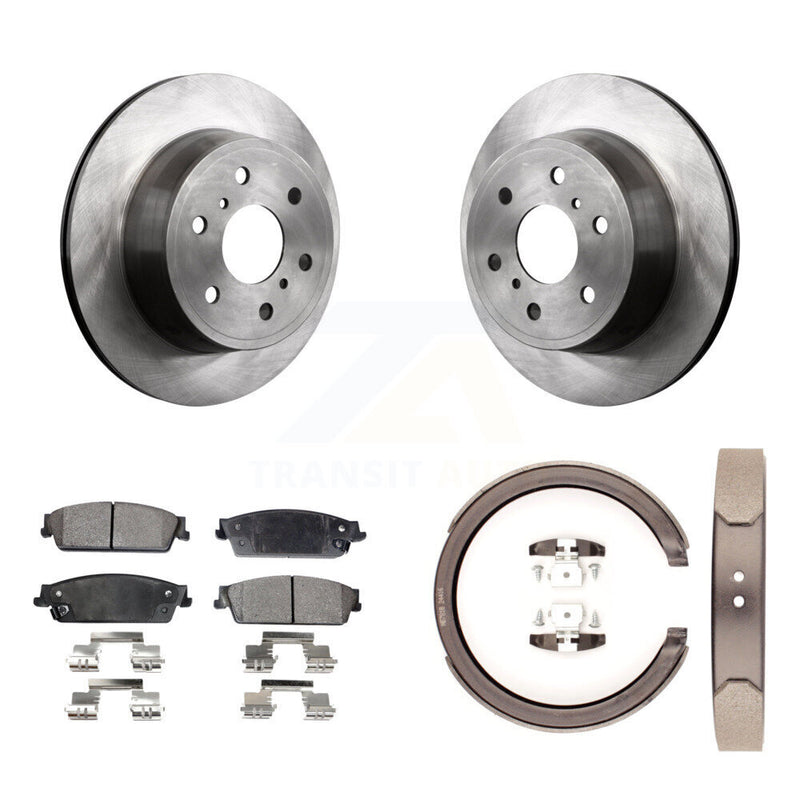 Transit Auto K8F-104734 Disc Brake Kit for 2007-2014 Chevrolet Silverado 1500, Cadillac Escalade, Cadillac Escalade ESV & more - Rear product image