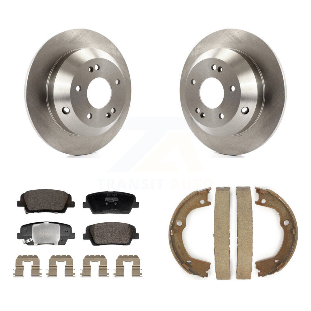 Transit Auto K8F-104738 Disc Brake Kit for 2010-2013 Kia Sorento, Hyundai Santa Fe - Rear product image