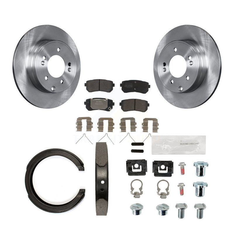 Transit Auto K8F-104757 Disc Brake Kit for 2016-2020 Kia Optima - Rear product image