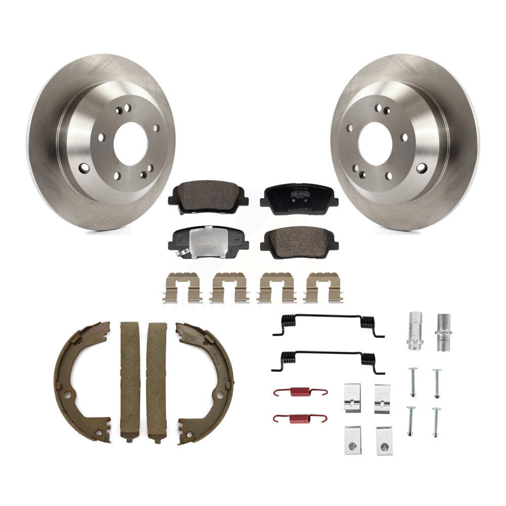 Transit Auto K8F-104763 Disc Brake Kit for 2013-2016 Hyundai Santa Fe XL, Kia Sorento, Hyundai Santa Fe & more - Rear product image