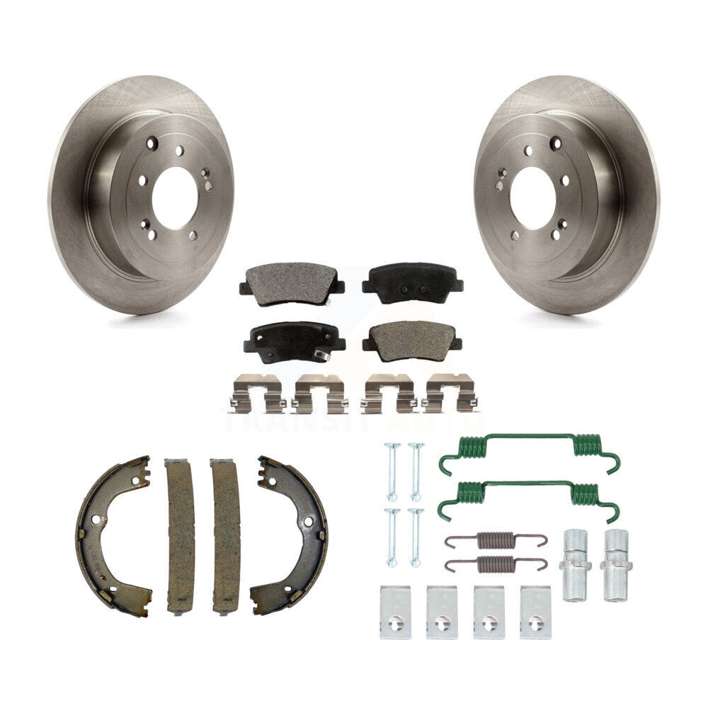 Transit Auto K8F-104765 Disc Brake Kit for 2016-2022 Hyundai Tucson, Kia Sportage - Rear product image