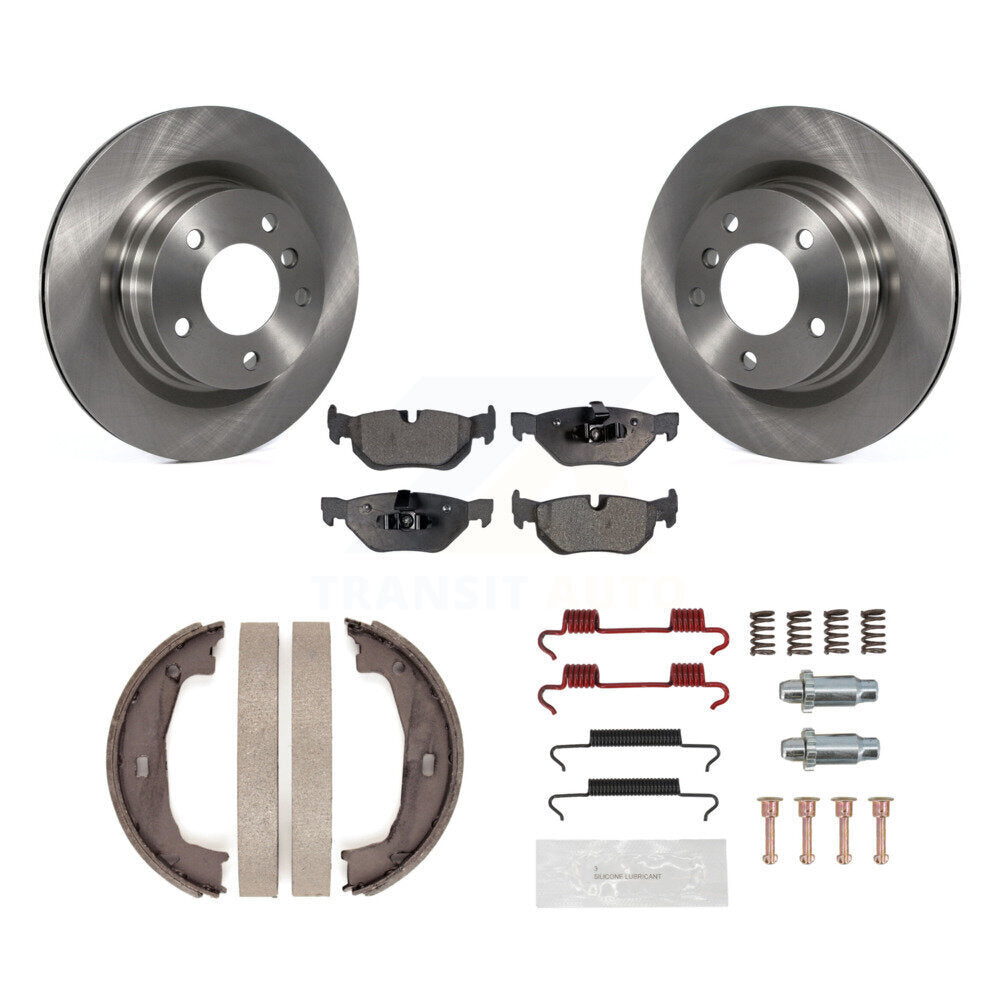 Transit Auto K8F-104770 Disc Brake Kit for 2006-2012 BMW 328i, BMW 325i - Rear product image