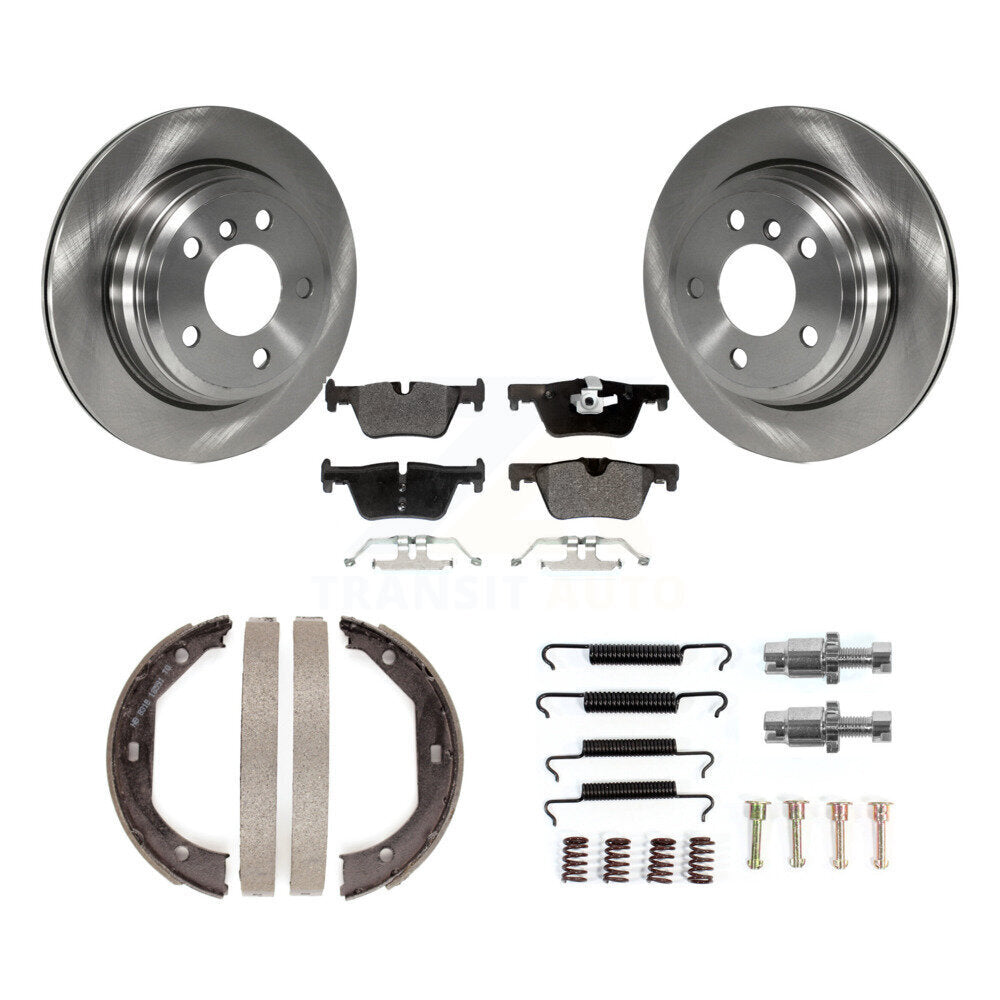 Transit Auto K8F-104781 Disc Brake Kit for 2013-2020 BMW 328d xDrive, BMW 330i, BMW 330i GT xDrive & more - Rear product image