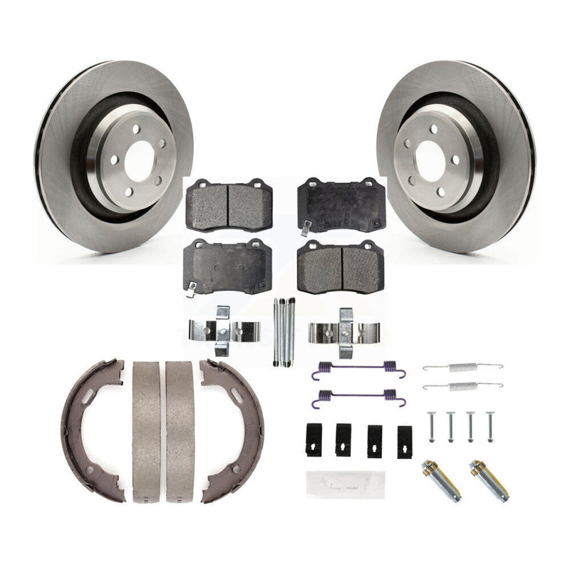 Transit Auto K8F-104800 Disc Brake Kit for 2005-2021 Dodge Charger, Dodge Challenger - Rear product image