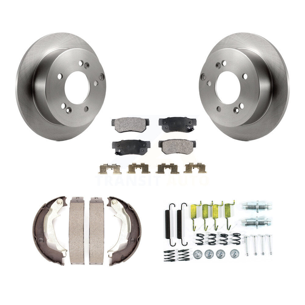 Transit Auto K8F-104816 Disc Brake Kit for 2001-2006 Kia Optima, Hyundai Sonata, Hyundai XG350 & more - Rear product image
