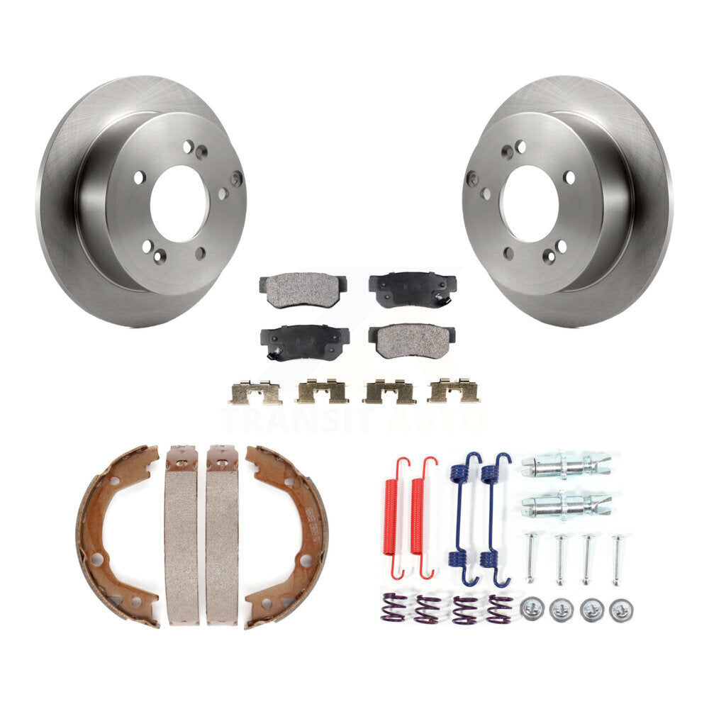 Transit Auto K8F-104817 Disc Brake Kit for 2005-2010 Hyundai Tucson, Kia Sportage - Rear product image