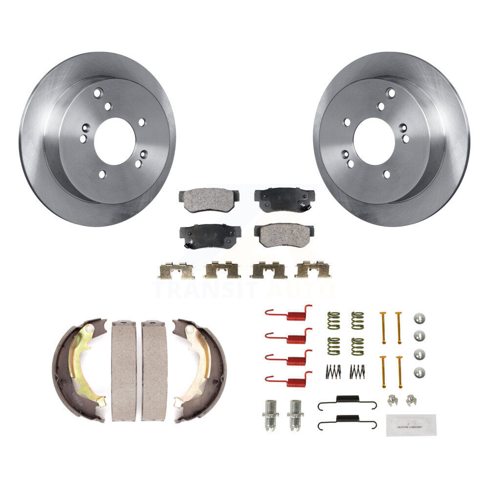 Transit Auto K8F-104818 Disc Brake Kit for 2005-2010 Hyundai Tucson, Kia Sportage - Rear product image