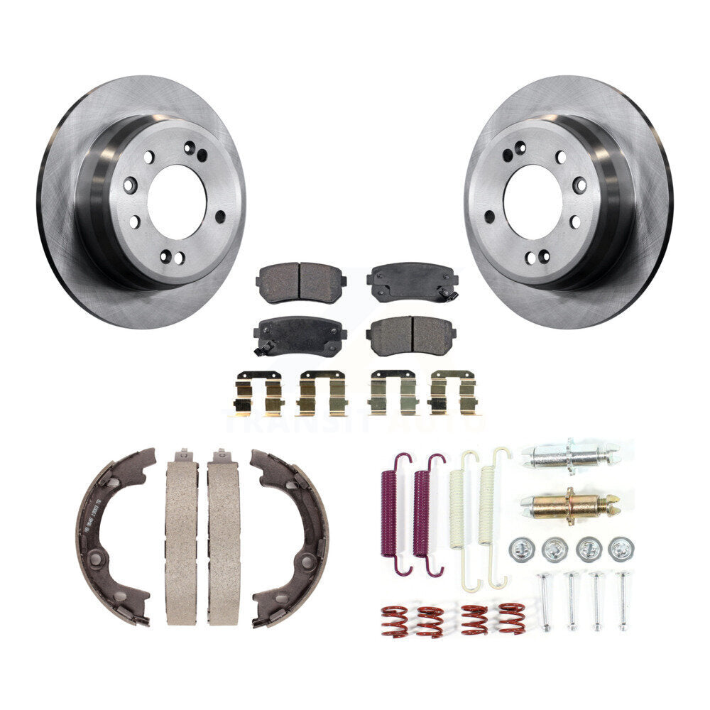 Transit Auto K8F-104825 Disc Brake Kit for 2009-2011 Hyundai Elantra - Rear product image