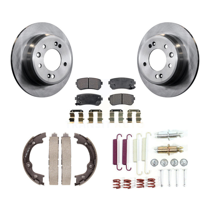 Transit Auto K8F-104825 Disc Brake Kit for 2009-2011 Hyundai Elantra - Rear product image