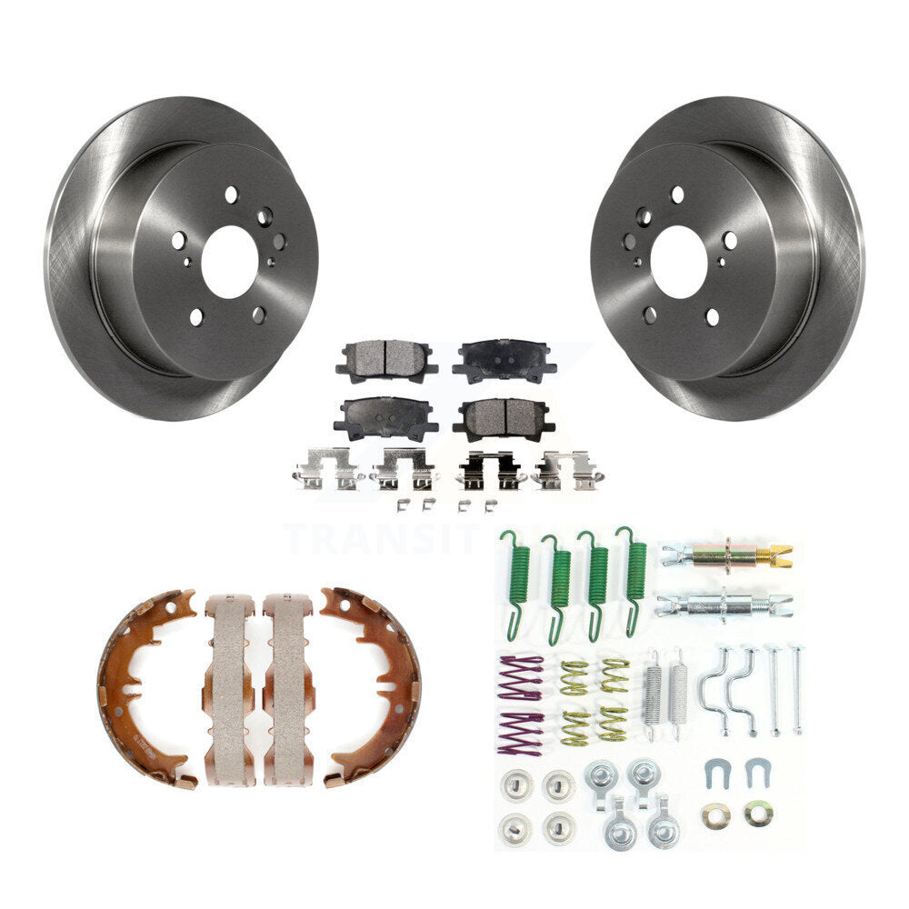 Transit Auto K8F-104827 Disc Brake Kit for 2004-2009 Lexus RX350, Lexus RX400h, Lexus RX330 & more - Rear product image