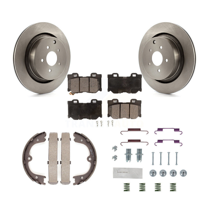 Transit Auto K8F-104830 Disc Brake Kit for 2009-2016 INFINITI Q70, INFINITI Q70L, INFINITI Q50 & more - Rear product image