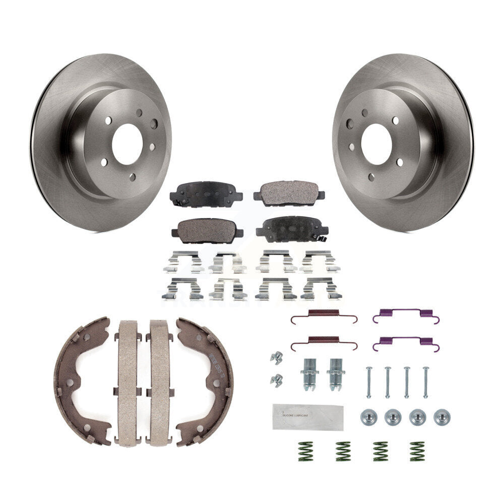 Transit Auto K8F-104831 Disc Brake Kit for 2005-2022 Nissan Maxima, INFINITI QX50, INFINITI EX37 & more - Rear product image