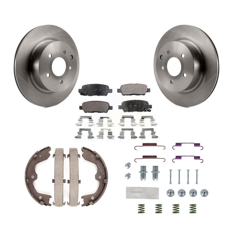 Transit Auto K8F-104831 Disc Brake Kit for 2005-2022 Nissan Maxima, INFINITI QX50, INFINITI EX37 & more - Rear product image
