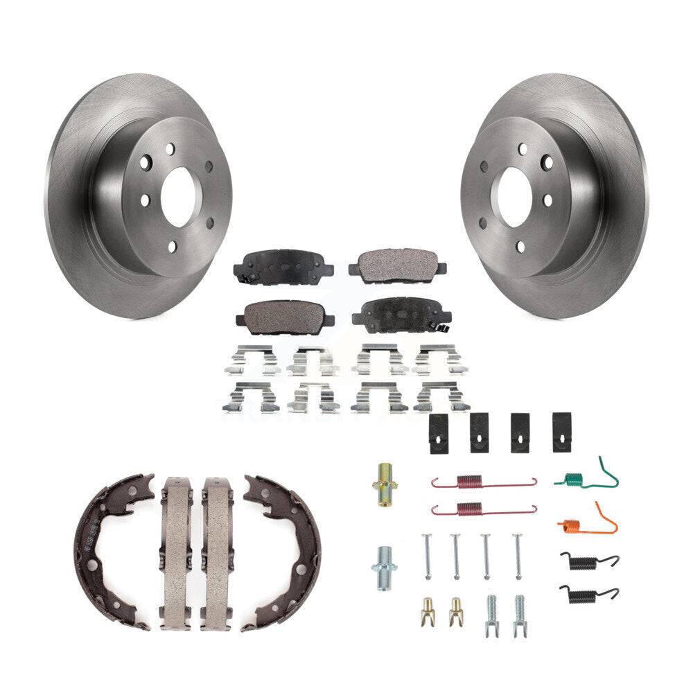 Transit Auto K8F-104834 Disc Brake Kit for 2007-2019 Nissan Juke, Nissan Sentra - Rear product image