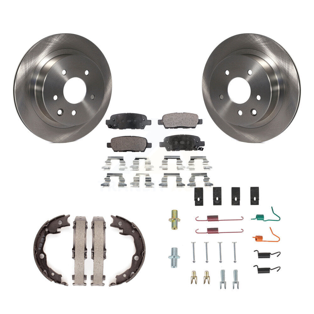 Transit Auto K8F-104835 Disc Brake Kit for 2008-2022 Nissan LEAF, Nissan Juke, Nissan Rogue Select & more - Rear product image