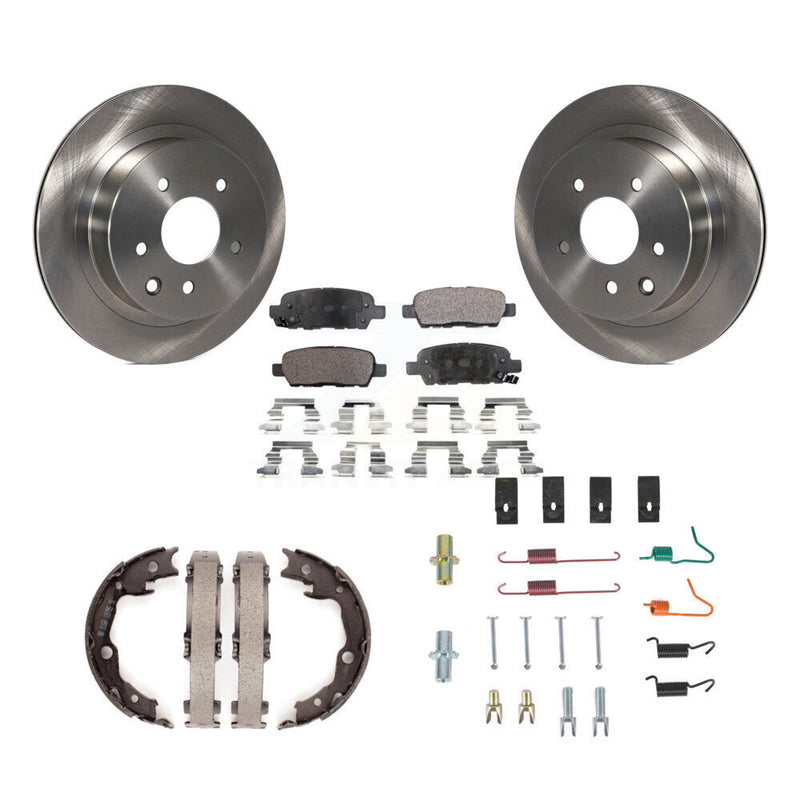 Transit Auto K8F-104835 Disc Brake Kit for 2008-2022 Nissan LEAF, Nissan Juke, Nissan Rogue Select & more - Rear product image
