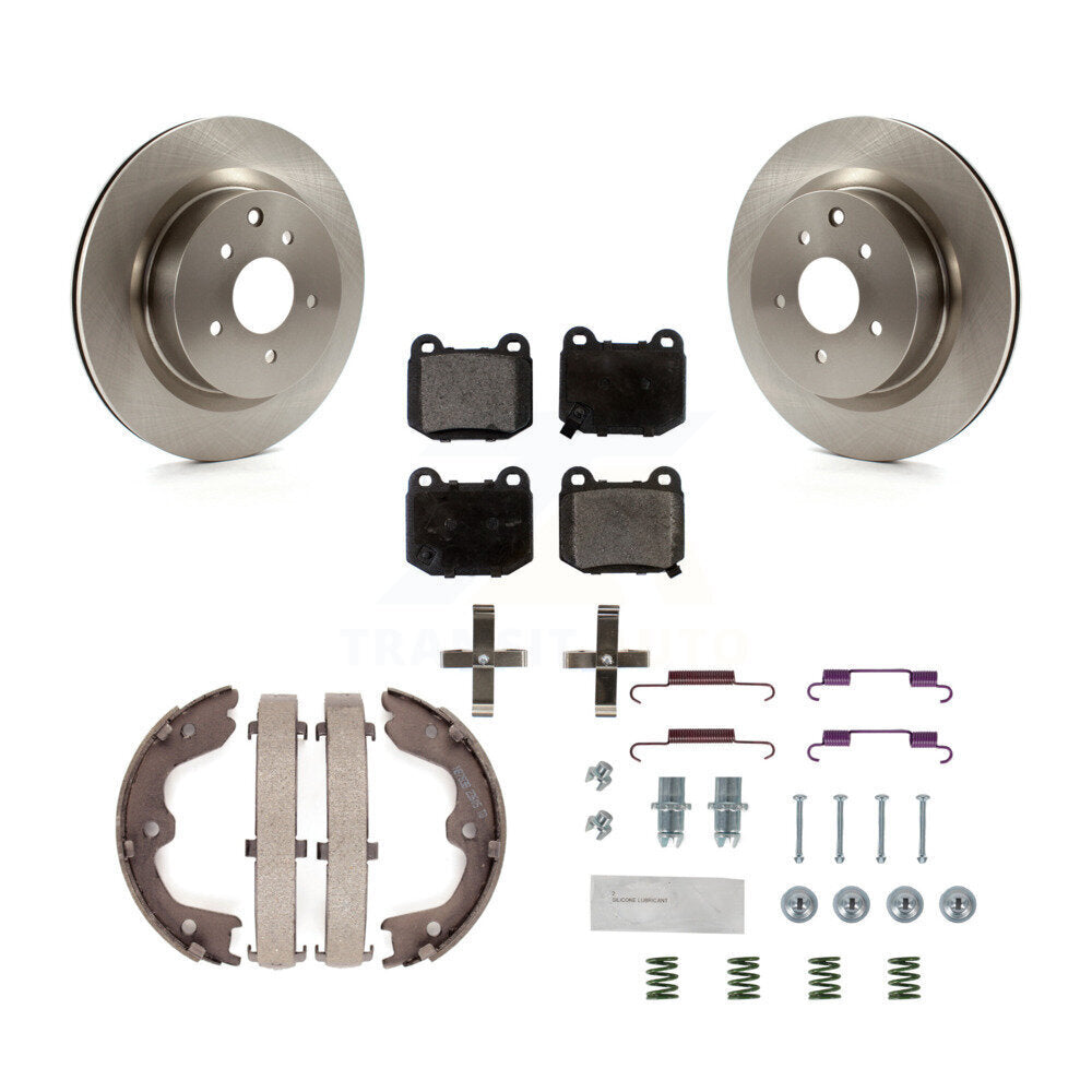 Transit Auto K8F-104842 Disc Brake Kit for 2003-2009 INFINITI G35, Nissan 350Z - Rear product image