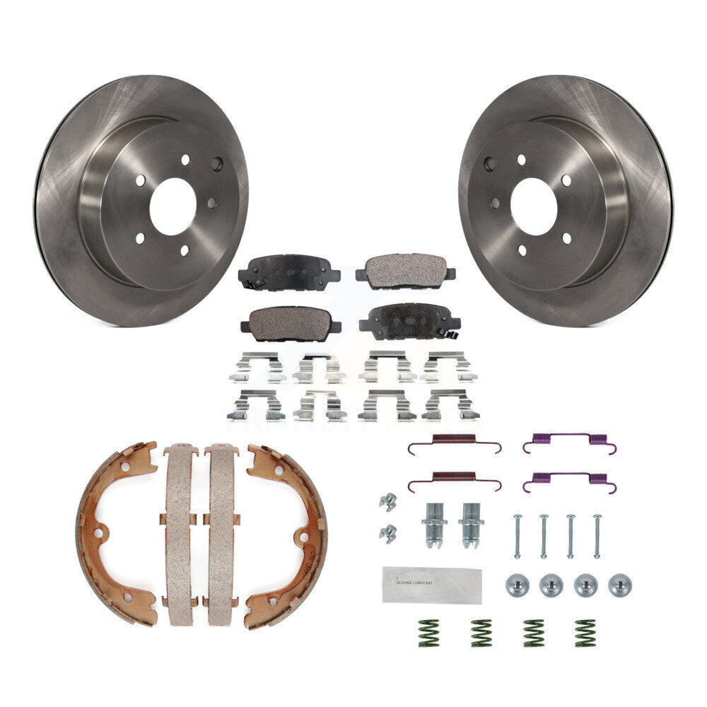 Transit Auto K8F-104843 Disc Brake Kit for 2004-2008 INFINITI FX35, INFINITI FX45, Nissan Quest - Rear product image