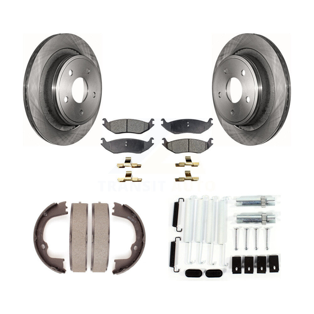 Transit Auto K8F-104849 Disc Brake Kit for 2007-2021 Ram 1500 Classic, Ram 1500, Chrysler Aspen & more - Rear product image