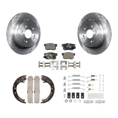 Transit Auto K8F-104857 Disc Brake Kit for 2007-2018 Acura RDX, Honda CR-V - Rear product image