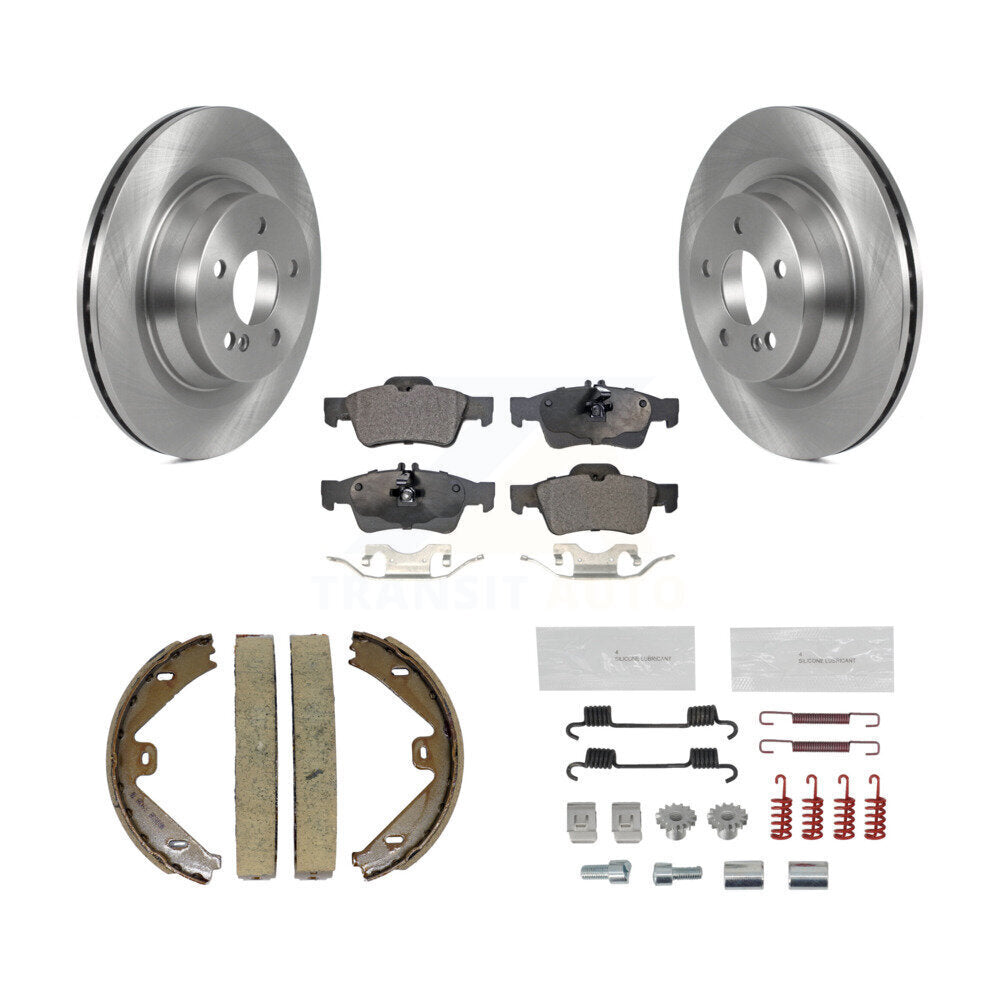 Transit Auto K8F-104859 Disc Brake Kit for 2010-2018 Mercedes-Benz E550, Mercedes-Benz CLS550 - Rear product image