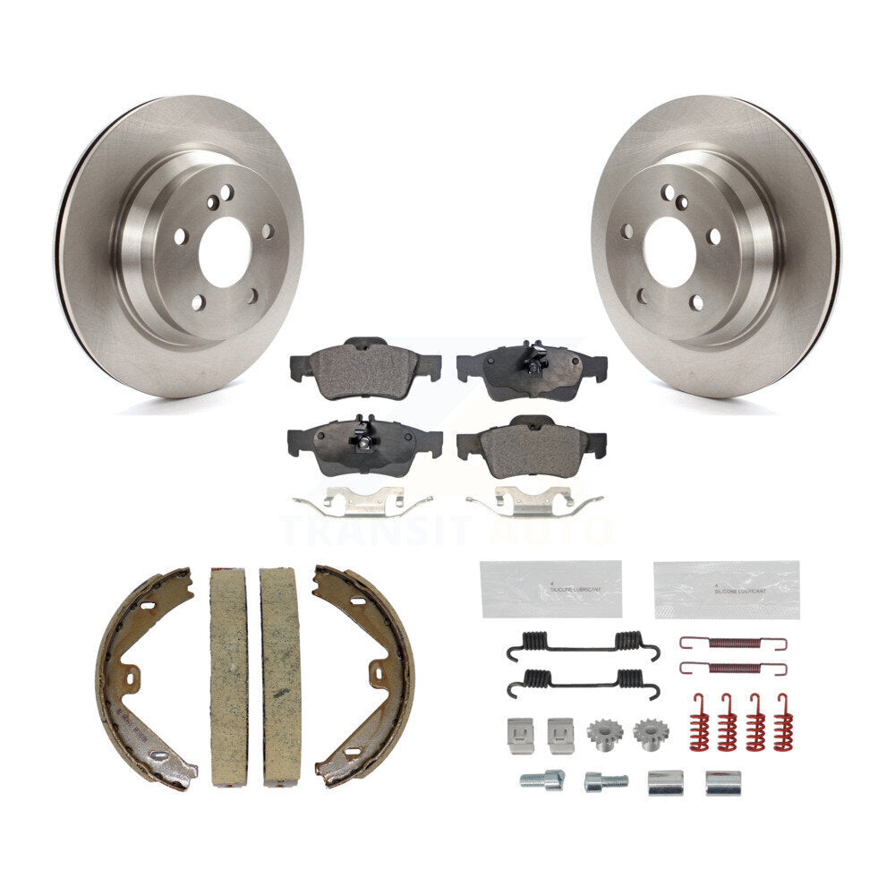 Transit Auto K8F-104860 Disc Brake Kit for 2010-2016 Mercedes-Benz E350, Mercedes-Benz E400, Mercedes-Benz CLS400 - Rear product image