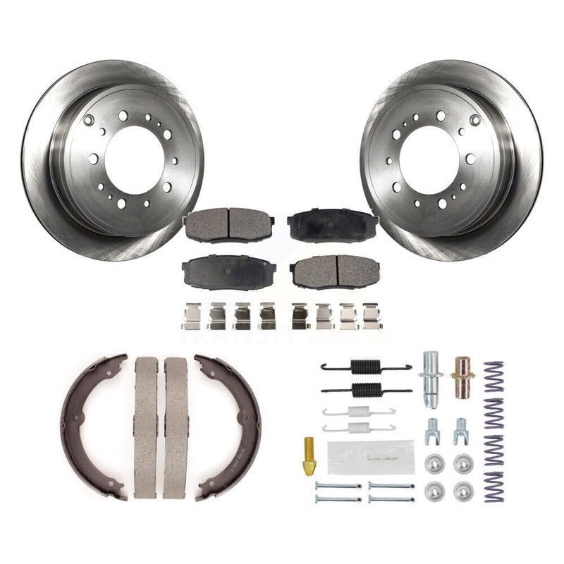 Transit Auto K8F-104871 Disc Brake Kit for 2007-2021 Lexus LX570, Toyota Land Cruiser, Toyota Sequoia & more - Rear product image