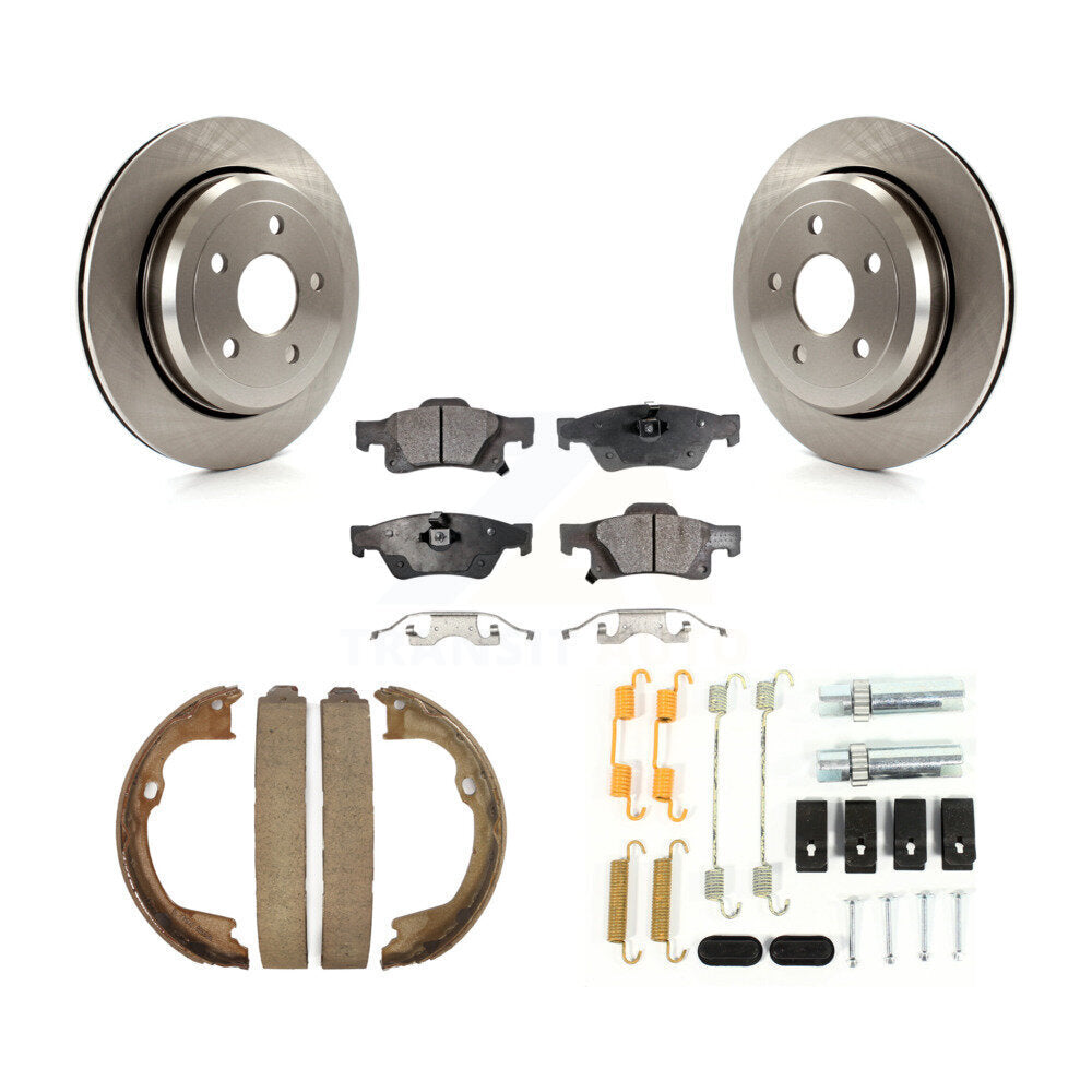 Transit Auto K8F-104877 Disc Brake Kit for 2011-2022 Jeep Grand Cherokee WK, Dodge Durango, Jeep Grand Cherokee - Rear product image