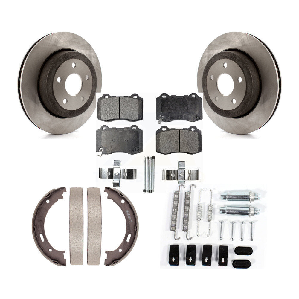 Transit Auto K8F-104883 Disc Brake Kit for 2006-2010 Jeep Grand Cherokee - Rear product image
