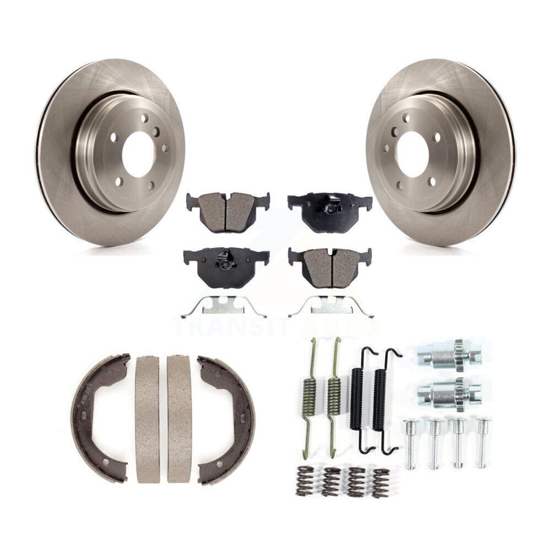 Transit Auto K8F-104887 Disc Brake Kit for 2004-2009 BMW 528i, BMW 525i, BMW 530i - Rear product image