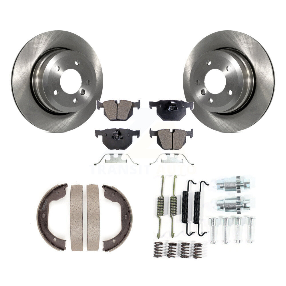 Transit Auto K8F-104888 Disc Brake Kit for 2006-2010 BMW 528i, BMW 535i xDrive, BMW 528i xDrive & more - Rear product image