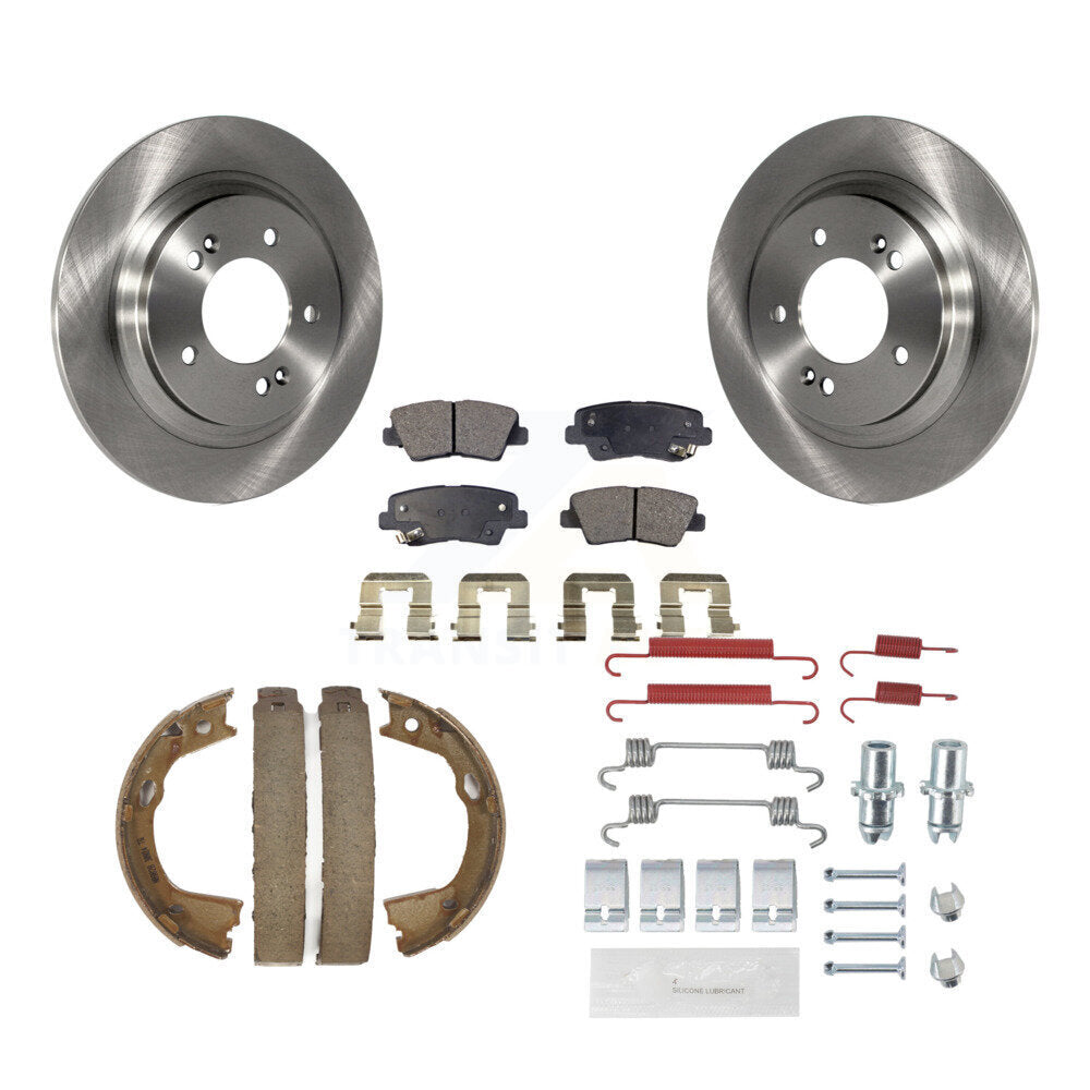 Transit Auto K8F-104890 Disc Brake Kit for 2015-2017 Hyundai Azera, Hyundai Sonata - Rear product image