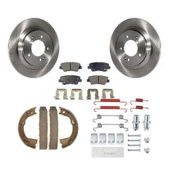 Transit Auto K8F-104890 Disc Brake Kit for 2015-2017 Hyundai Azera, Hyundai Sonata - Rear product image