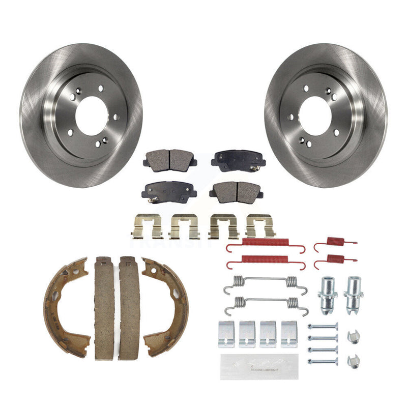 Transit Auto K8F-104890 Disc Brake Kit for 2015-2017 Hyundai Azera, Hyundai Sonata - Rear product image