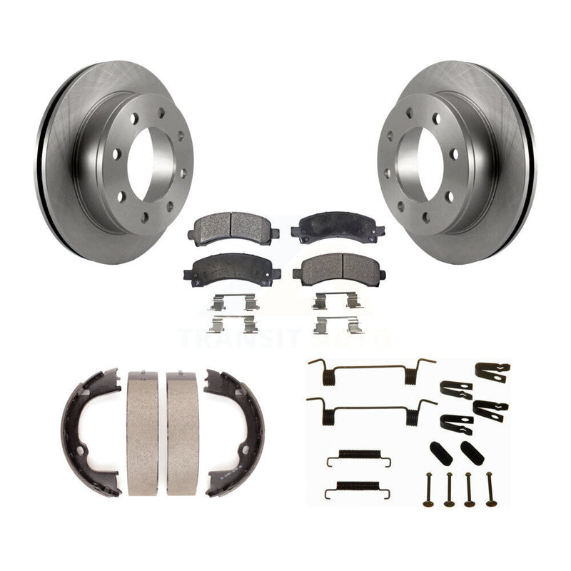 Transit Auto K8F-104901 Disc Brake Kit for 2008-2020 GMC Savana 2500, Chevrolet Express 2500, Chevrolet Express 3500 - Rear product image