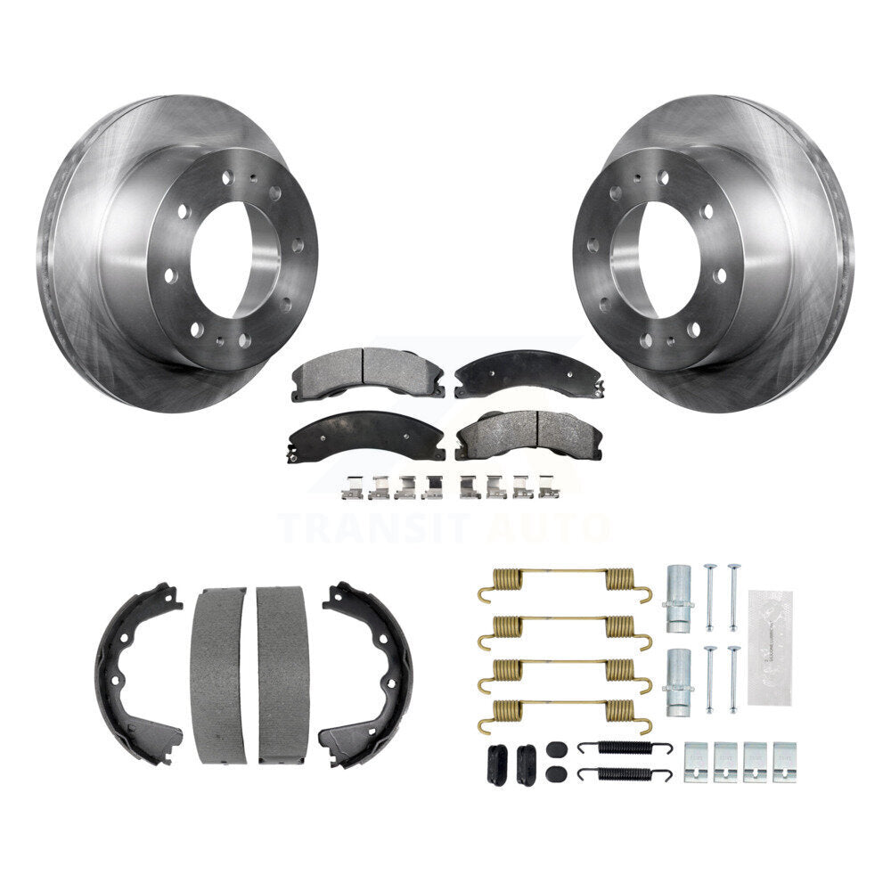 Transit Auto K8F-104909 Disc Brake Kit for 2013-2019 Chevrolet Silverado 2500 HD, GMC Sierra 2500 HD - Rear product image